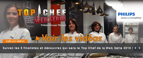 Dispositif vidéo transmédia pour l'émission Top Chef 