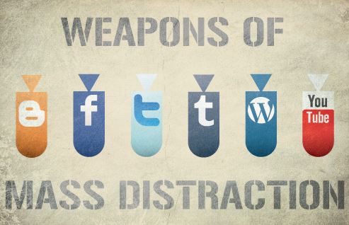 Attention - mass distraction