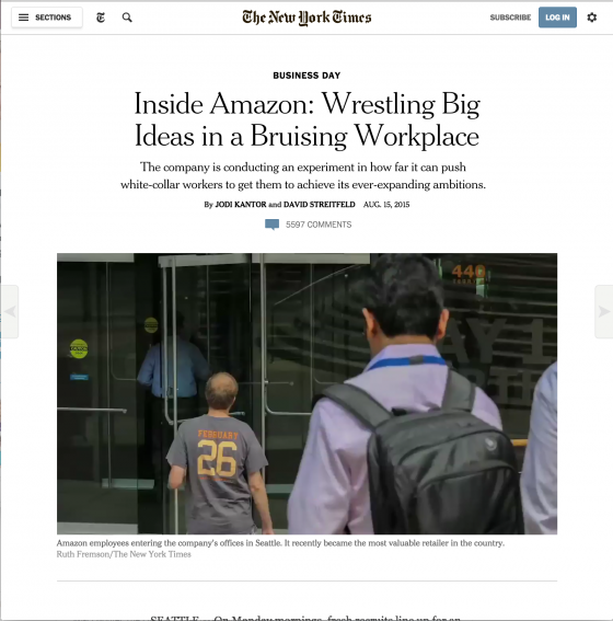 Amazon - on-New-York-Times
