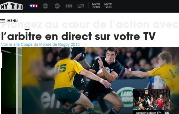 TF1 - referee camera