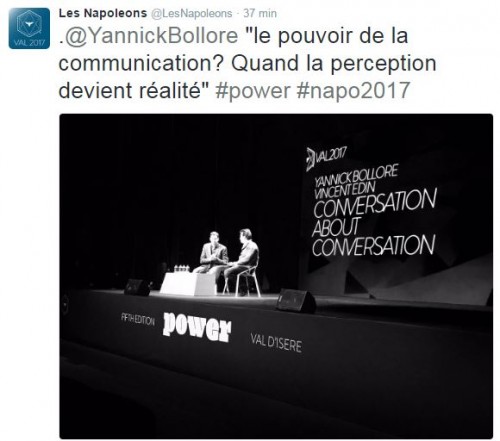 Trump - Citation Yannick Bolloré Napos 2017